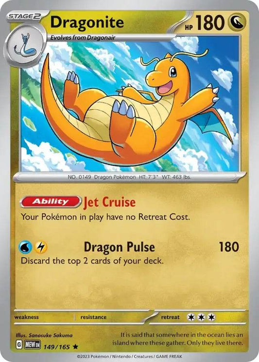 Dragonite 149/165 Holo Rare - MissingNo.