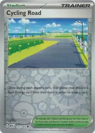 Cycling Road 157/165 Reverse Uncommon - MissingNo.