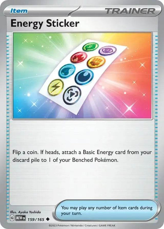 Energy Sticker 159/165 Uncommon - MissingNo.
