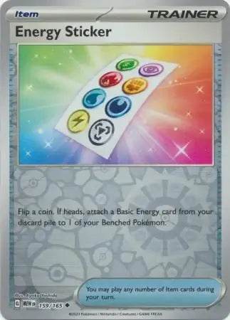 Energy Sticker 159/165 Reverse Uncommon - MissingNo.