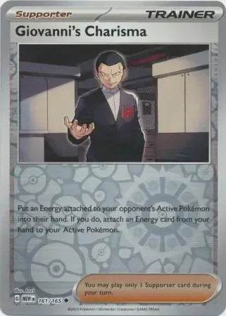 Giovanni's Charisma 161/165 Reverse Uncommon - MissingNo.