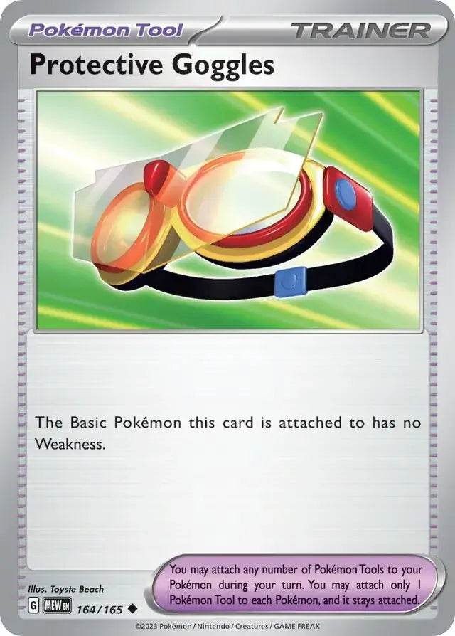 Protective Goggles 164/165 Uncommon - MissingNo.