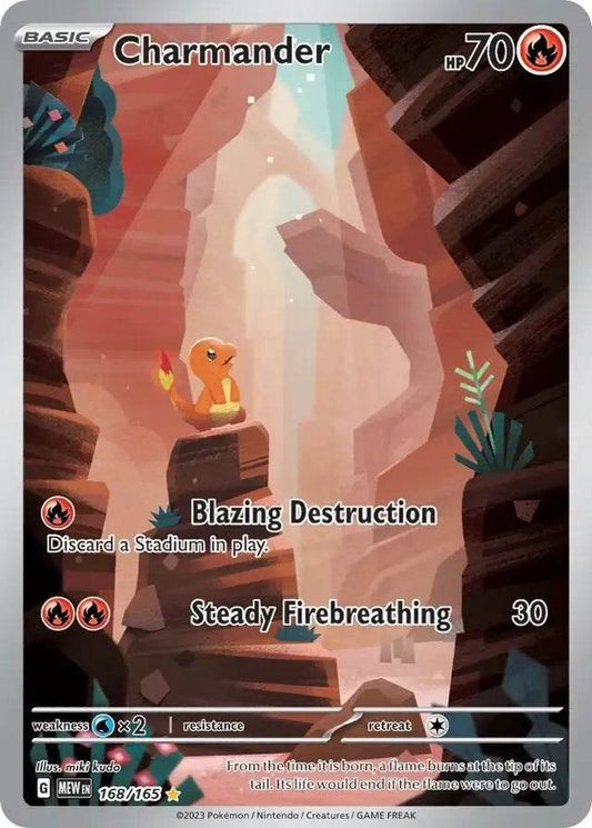 Charmander 168/165 Illustration Rare - MissingNo.