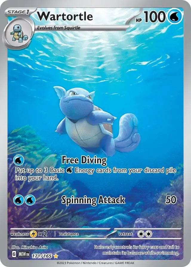 Wartortle 171/165 Illustration Rare - MissingNo.
