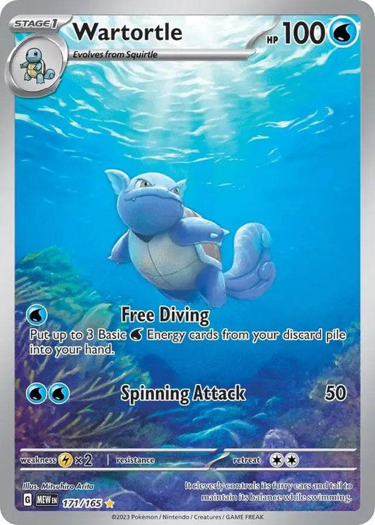 Wartortle 171/165 Illustration Rare - MissingNo.
