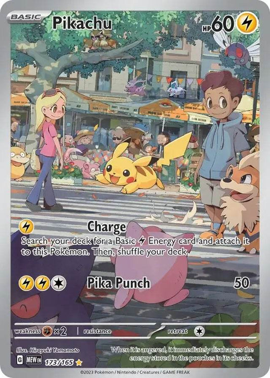 Pikachu 173/165 Illustration Rare - MissingNo.