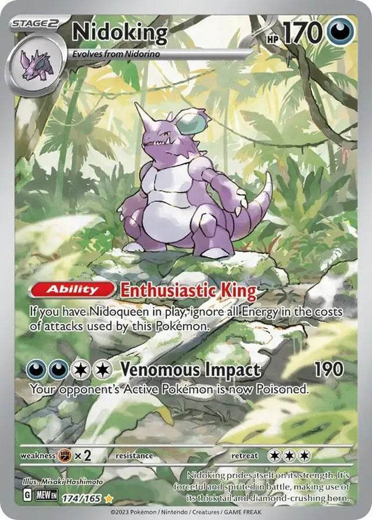 Nidoking 174/165 Illustration Rare - MissingNo.