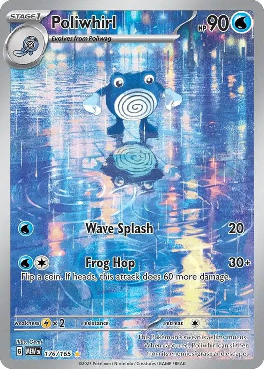 Poliwhirl 176/165 Illustration Rare - MissingNo.