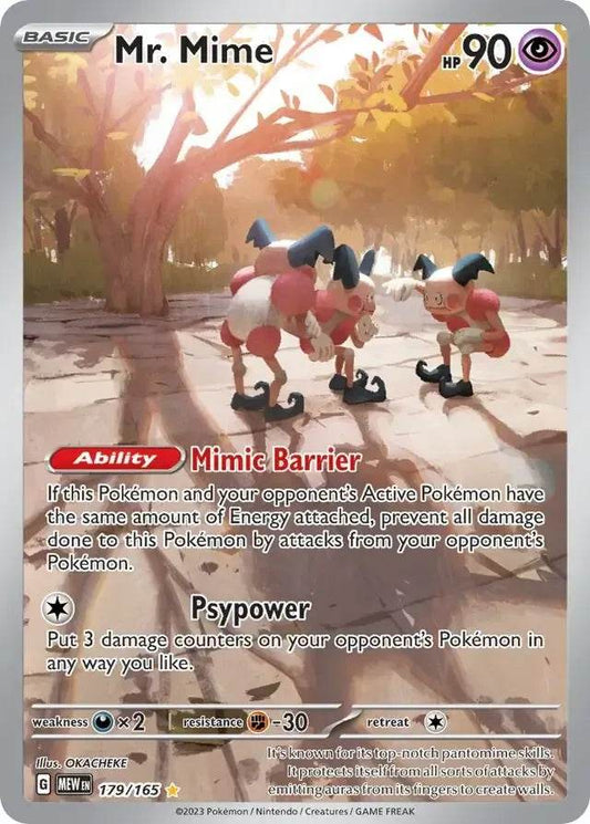 Mr. Mime 179/165 Illustration Rare - MissingNo.