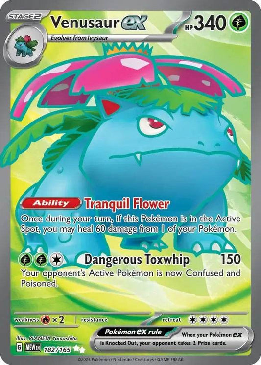 Venusaur ex 182/165 Ultra Rare ex - MissingNo.