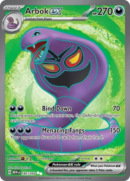 Arbok ex 185/165 Ultra Rare ex - MissingNo.