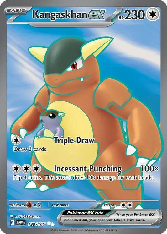 Kangaskhan ex 190/165 Ultra Rare ex - MissingNo.