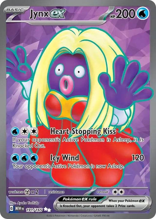 Jynx ex 191/165 Ultra Rare ex - MissingNo.