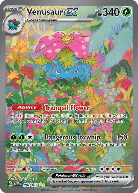 Venusaur ex 198/165 Special Illustration Rare ex - MissingNo.