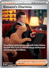 Giovanni's Charisma 204/165 Special Illustration Rare