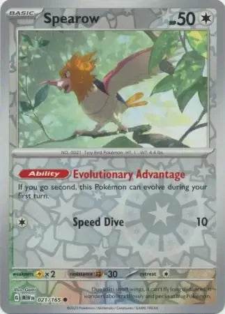 Spearow 21/165 Reverse Common - MissingNo.