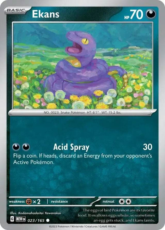 Ekans 23/165 Common - MissingNo.
