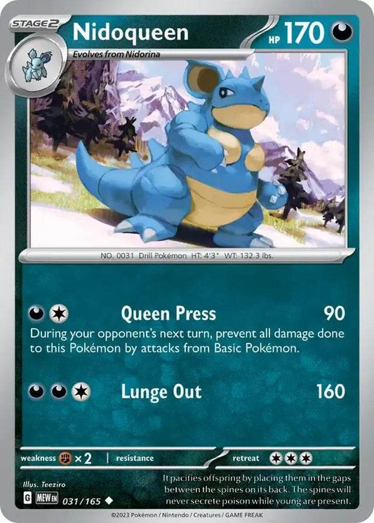 Nidoqueen 31/165 Uncommon - MissingNo.
