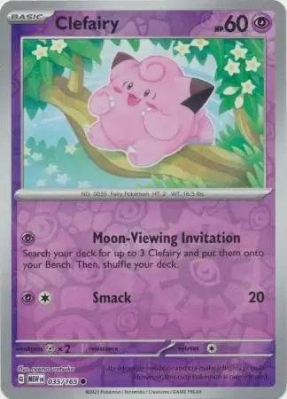 Clefairy 35/165 Reverse Common - MissingNo.