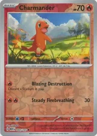 Charmander 4/165 Reverse Common - MissingNo.