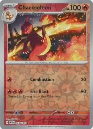 Charmeleon 5/165 Reverse Uncommon - MissingNo.