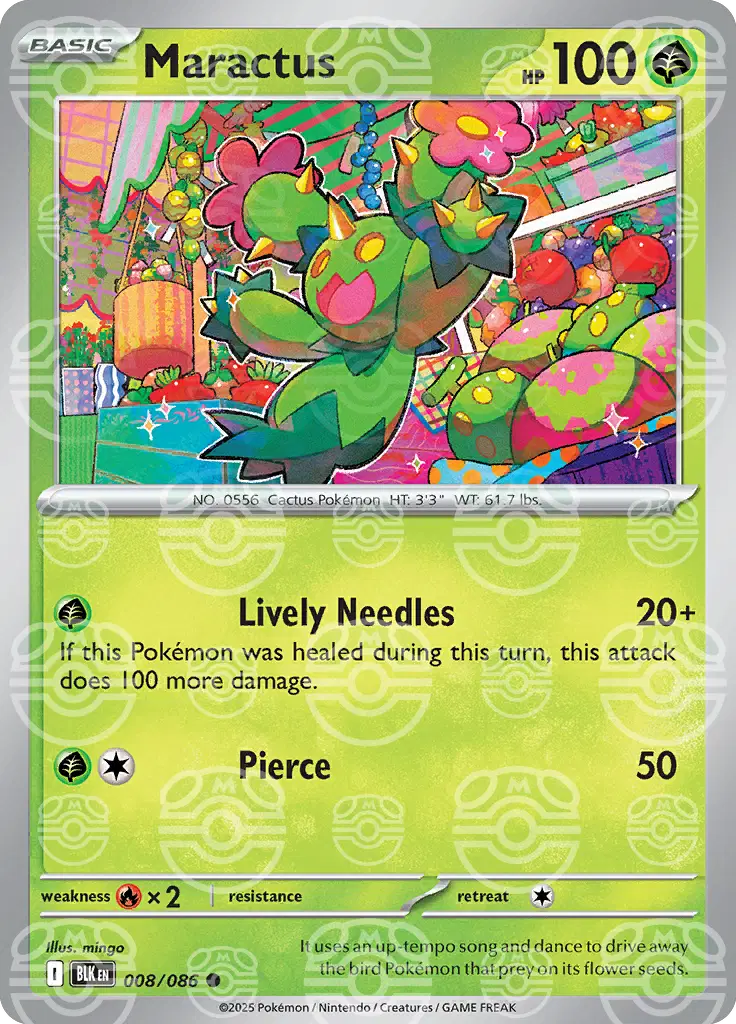 Maractus 008/086 Masterball - MissingNo.