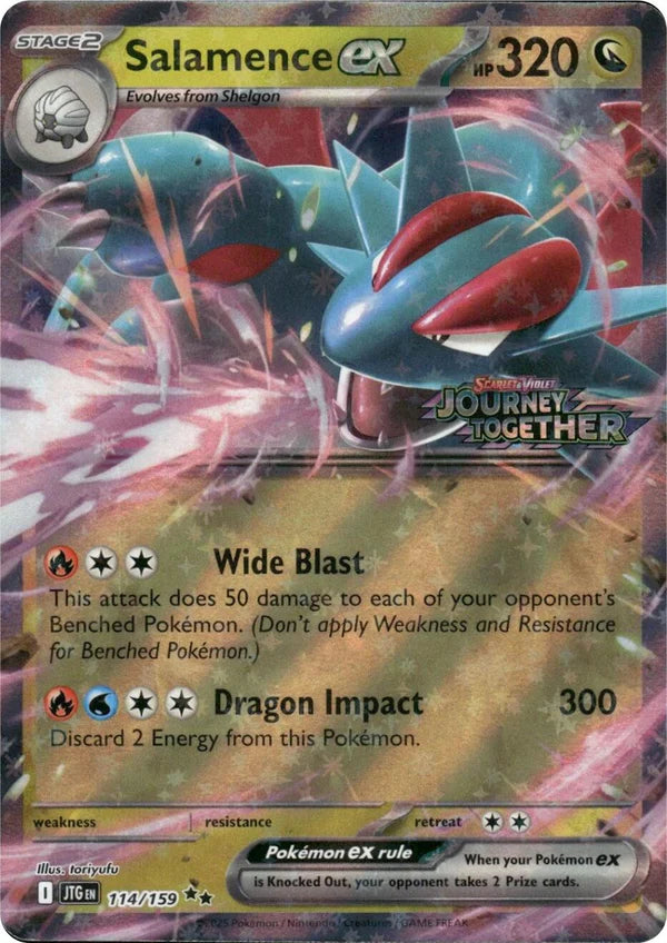 Salamence ex 114/159 Double Rare ex Stamp - MissingNo.