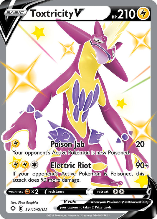 Toxtricity V SV112/SV122 Holo Rare V