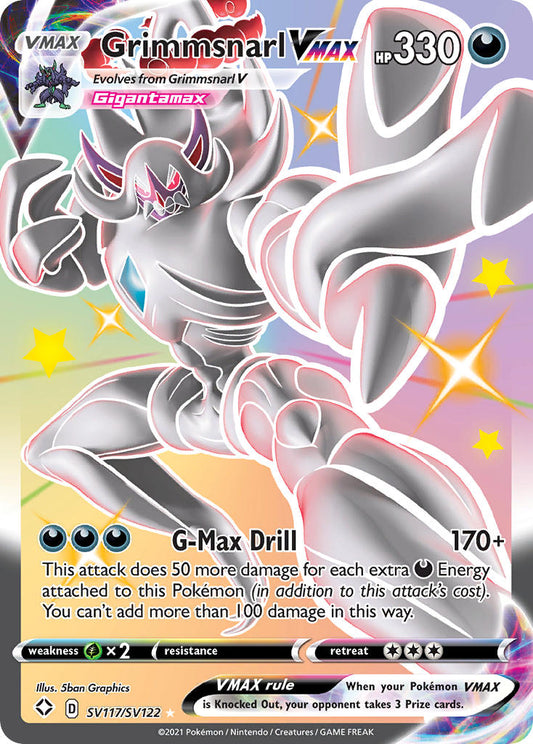 Grimmsnarl VMAX SV117/SV122 Holo Rare VMAX