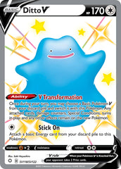 Ditto V SV118/SV122 Holo Rare V
