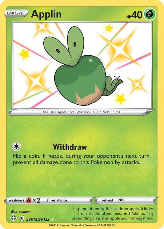 Applin SV012/SV122 Holo Rare
