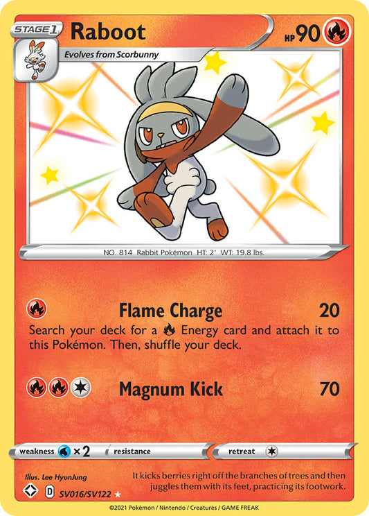 Raboot SV016/SV122 Holo Rare