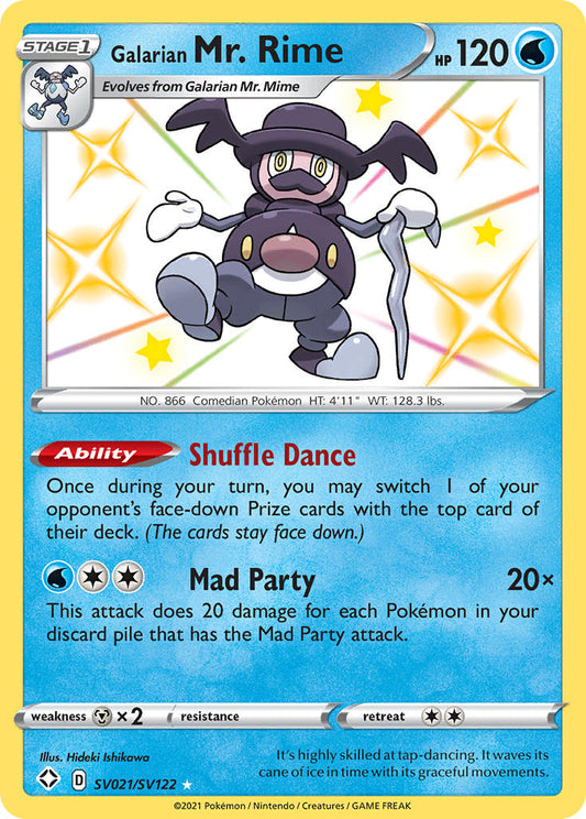 Galarian Mr. Rime SV021/SV122 Holo Rare