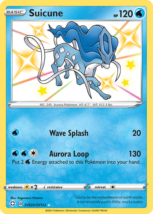 Suicune SV022/SV122 Holo Rare