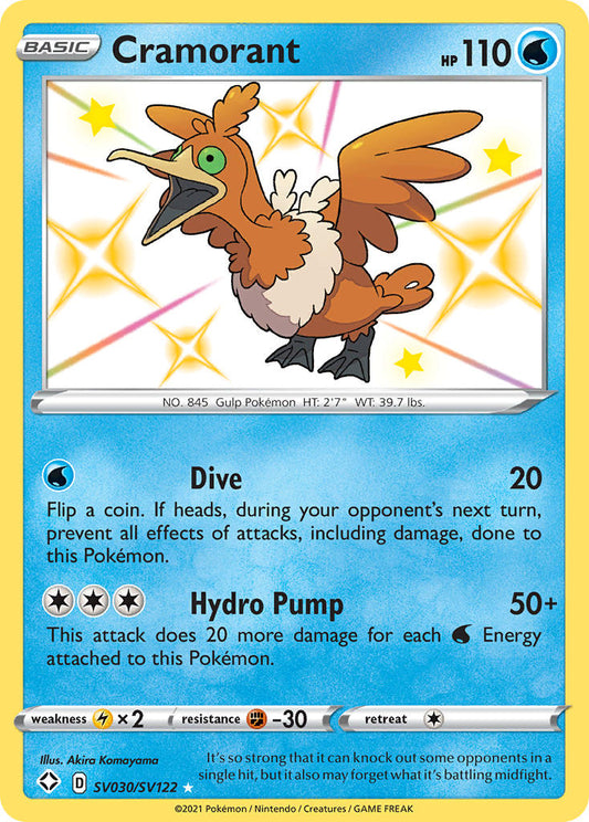 Cramorant SV030/SV122 Holo Rare