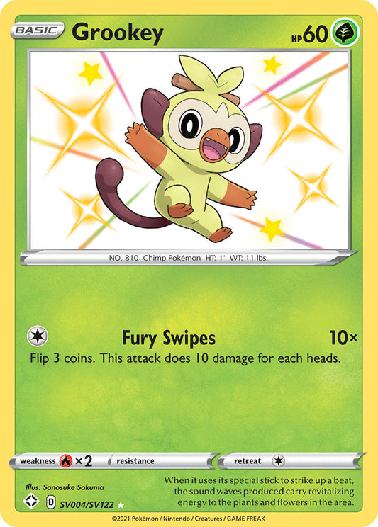 Grookey SV004/SV122 Holo Rare