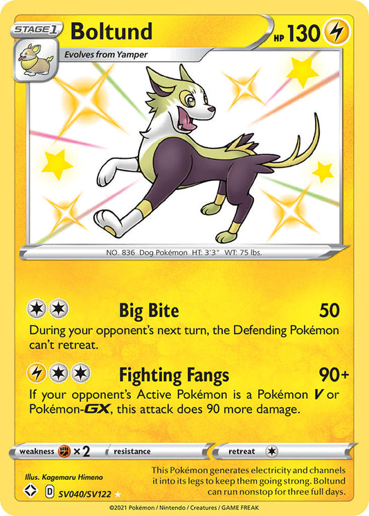 Boltund SV040/SV122 Holo Rare
