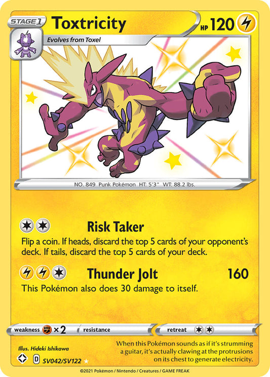 Toxtricity SV042/SV122 Holo Rare