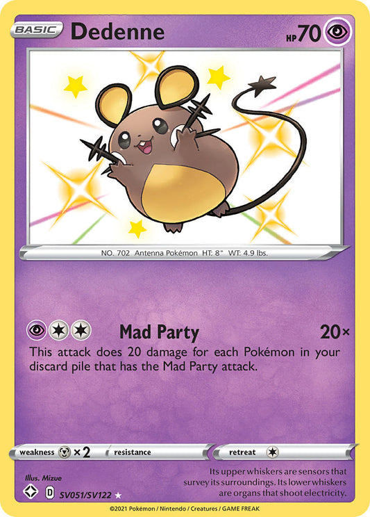 Dedenne SV051/SV122 Holo Rare