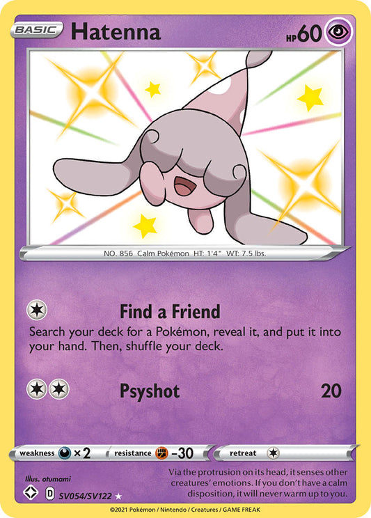 Hatenna SV054/SV122 Holo Rare