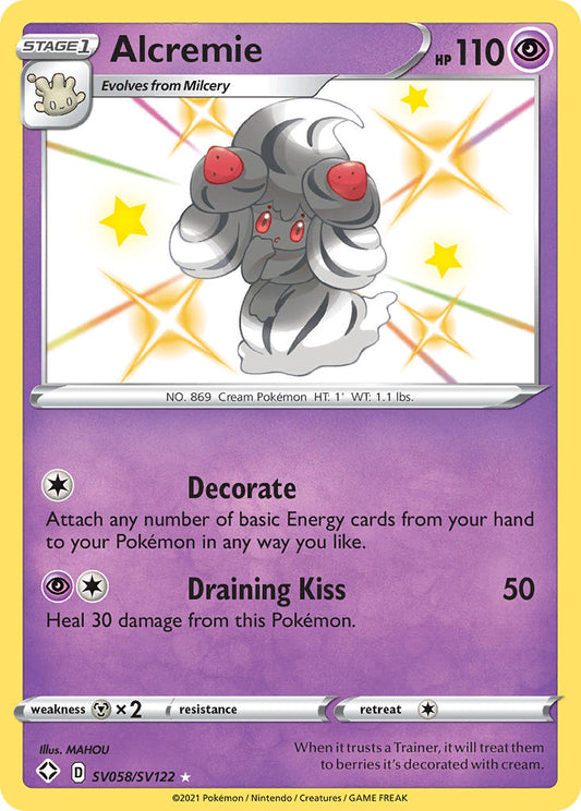Alcremie SV058/SV122 Holo Rare