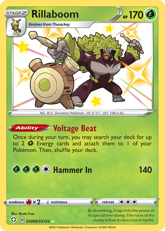 Rillaboom SV006/SV122 Holo Rare