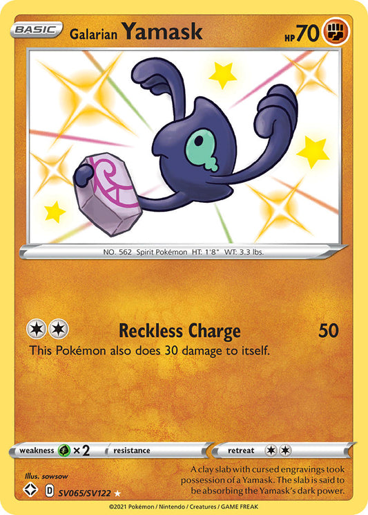Galarian Yamask SV065/SV122 Holo Rare