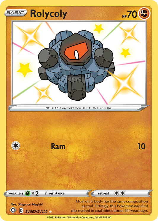 Rolycoly SV067/SV122 Holo Rare