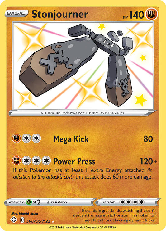 Stonjourner SV075/SV122 Holo Rare