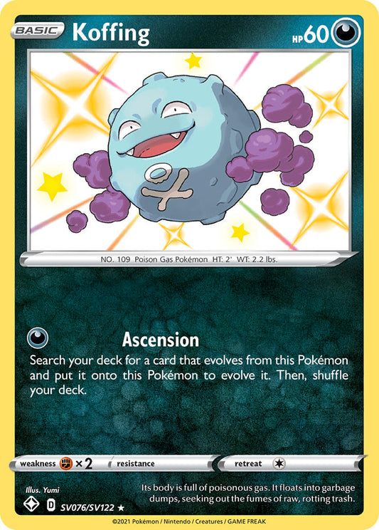 Koffing SV076/SV122 Holo Rare