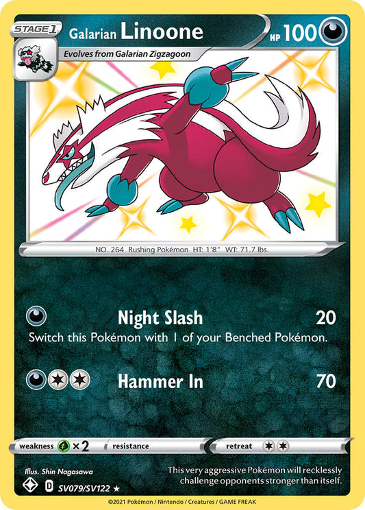 Galarian Linoone SV079/SV122 Holo Rare