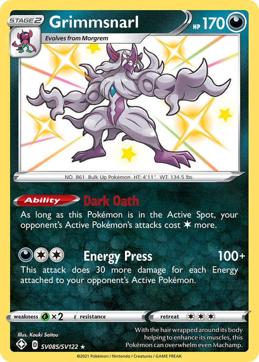 Grimmsnarl SV085/SV122 Holo Rare