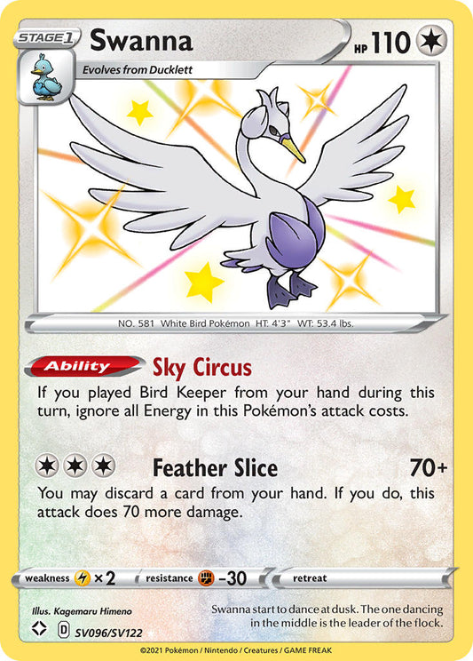 Swanna SV096/SV122 Holo Rare
