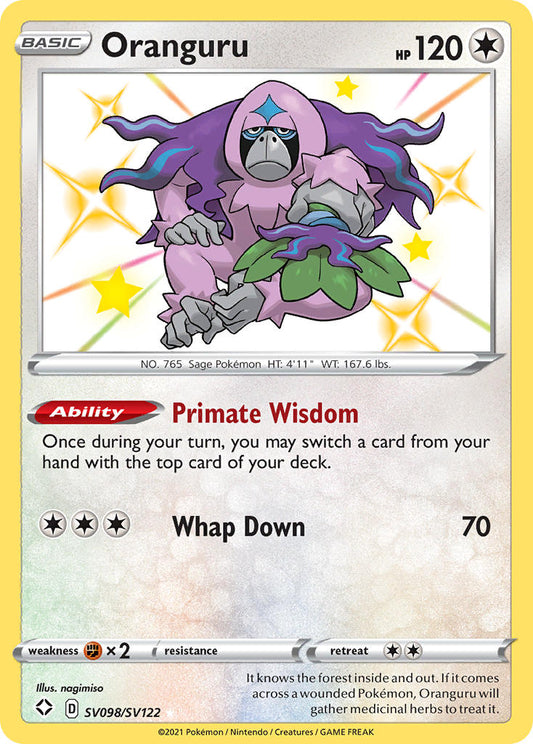 Oranguru SV098/SV122 Holo Rare